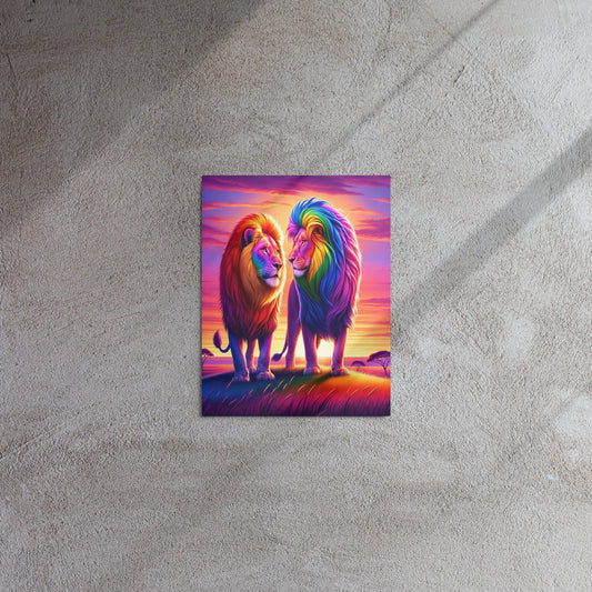 Loving Pride 11x14 Metal Print - OUR RAINBOW PRIDE