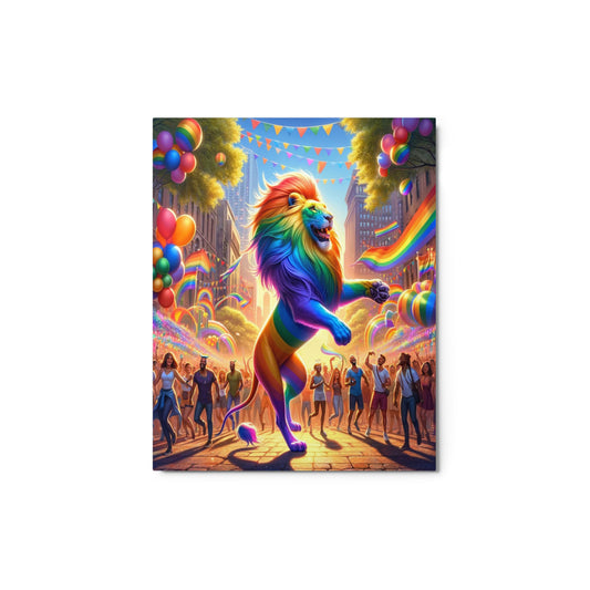 Dancing With Pride 8x10 Metal Print - OUR RAINBOW PRIDE