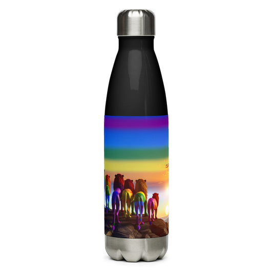 Far Away Rainbows Stainless Steel Water Bottle - OUR RAINBOW PRIDE